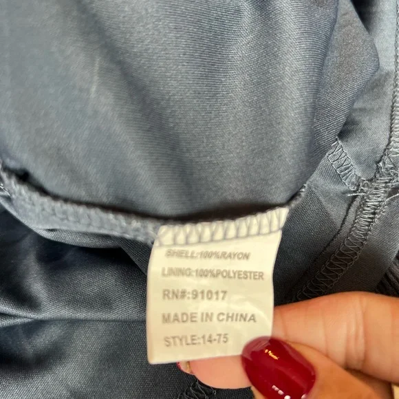 Solitaire Charcoal Long Sleeve Dress - Picture 10 of 12